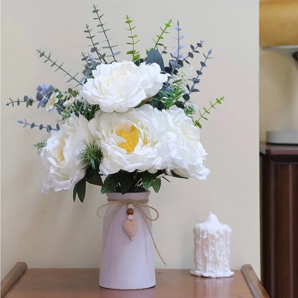 🌸NEW Artificial Peony Flower Arrangement 16